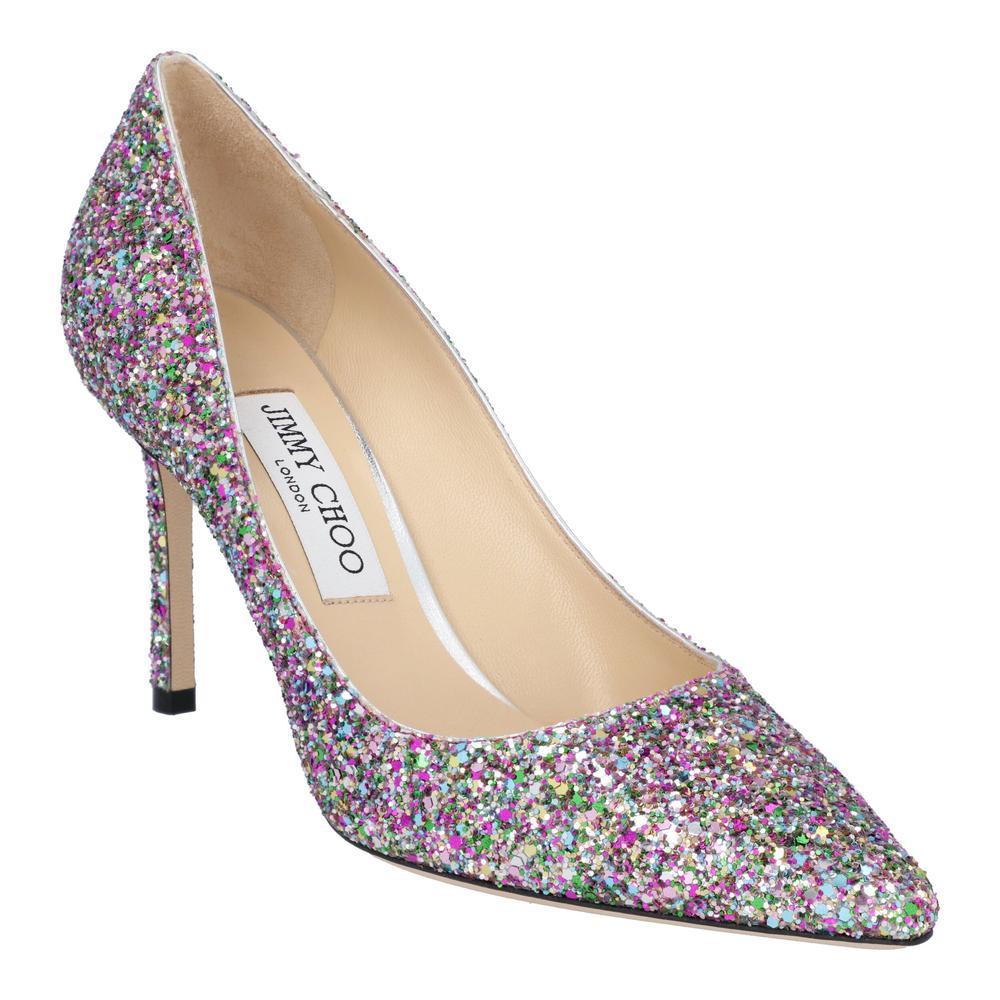 romy 100 glitter pumps