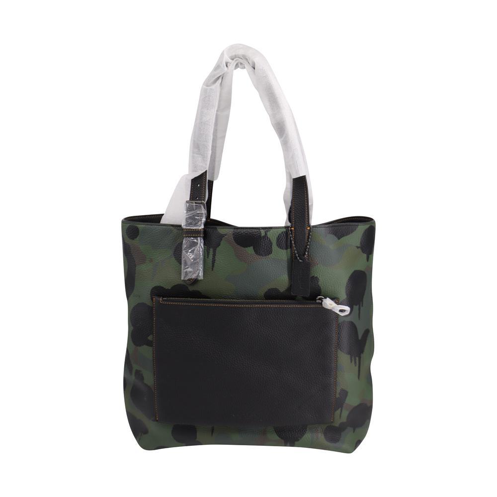 COACH Camo Tote Bag In Leather in Black for Men Lyst