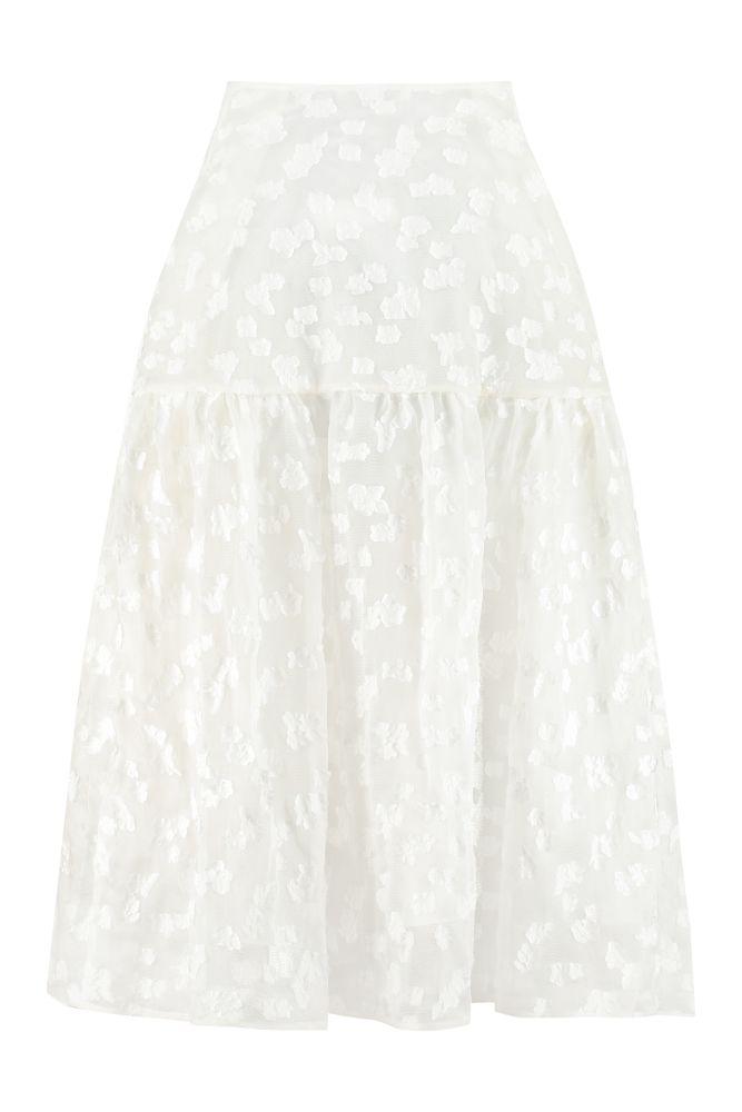 Cecilie Bahnsenrosie Quilted Cotton Skirt