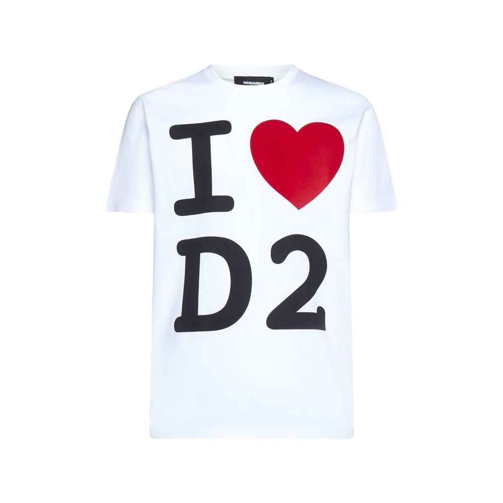 DSquared² Polos T-shirt in White for Men | Lyst