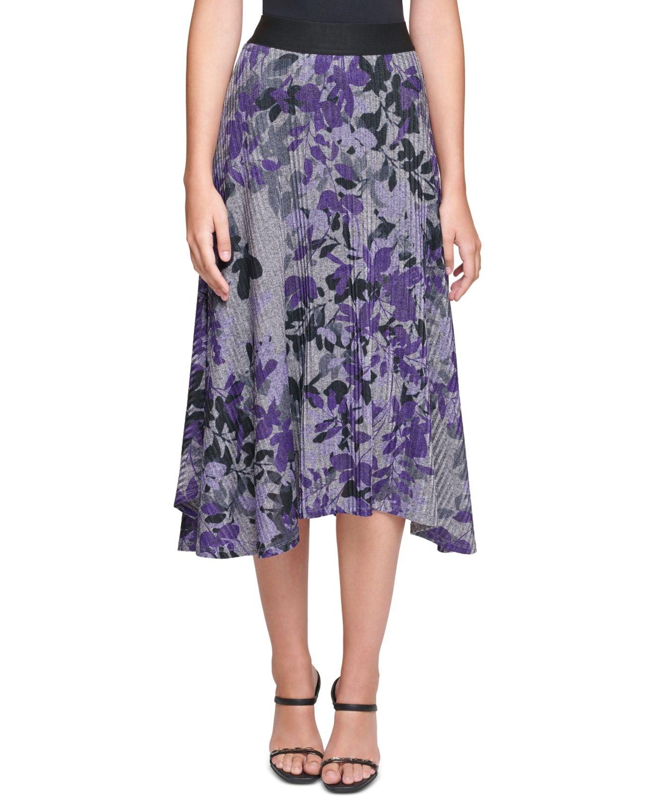 calvin klein aubergine skirt