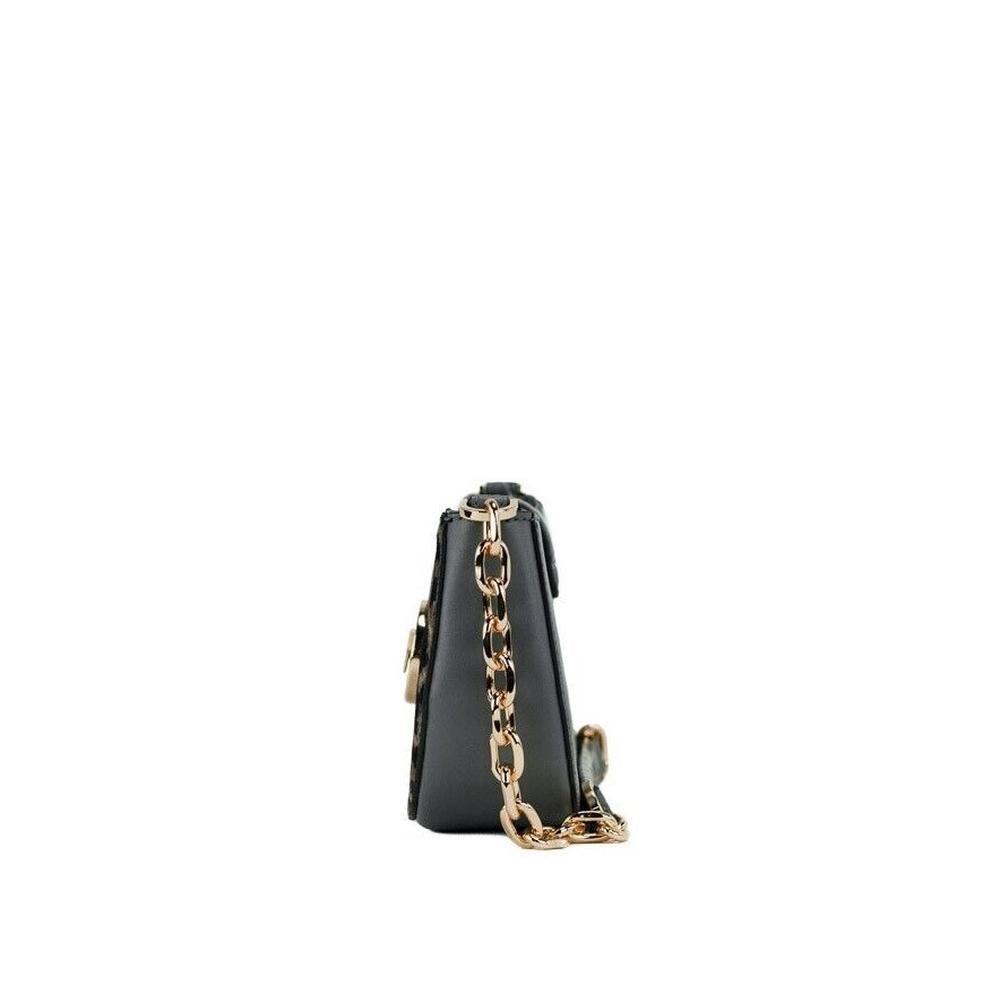 Michael Kors Lady Carmen Extra Small Leather Pouchette Crossbody bag Purse  Black
