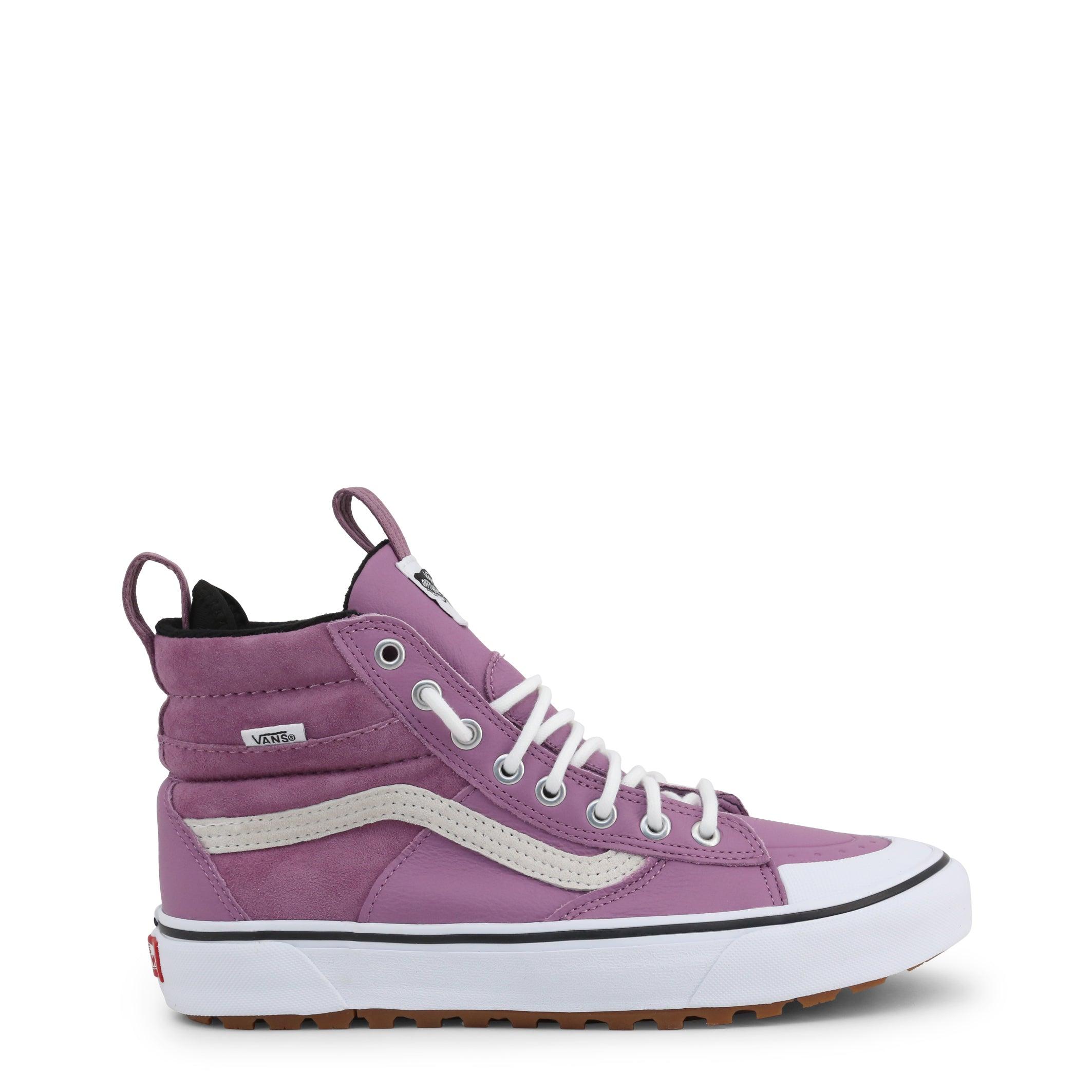 Vans Leather Sk8-hi-mte S Sneakers in Violet (Purple) - Save 53% | Lyst