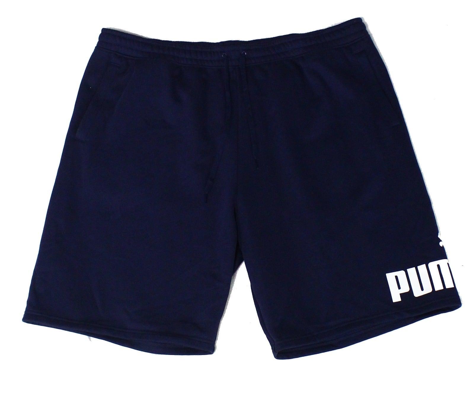 PUMA Cotton Casual Shorts Navy Size 