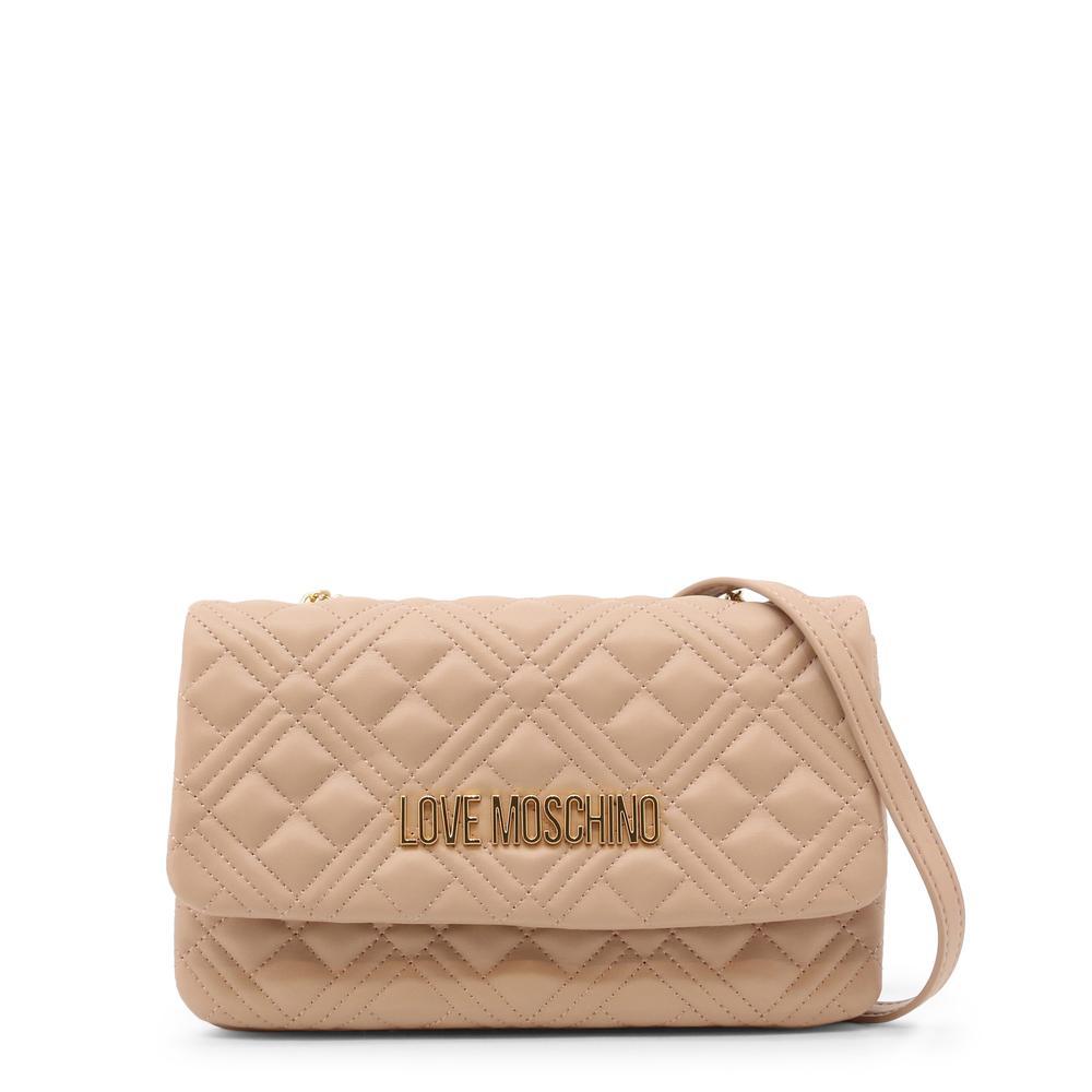 Love Moschino Love Crossbody Bag in Natural | Lyst