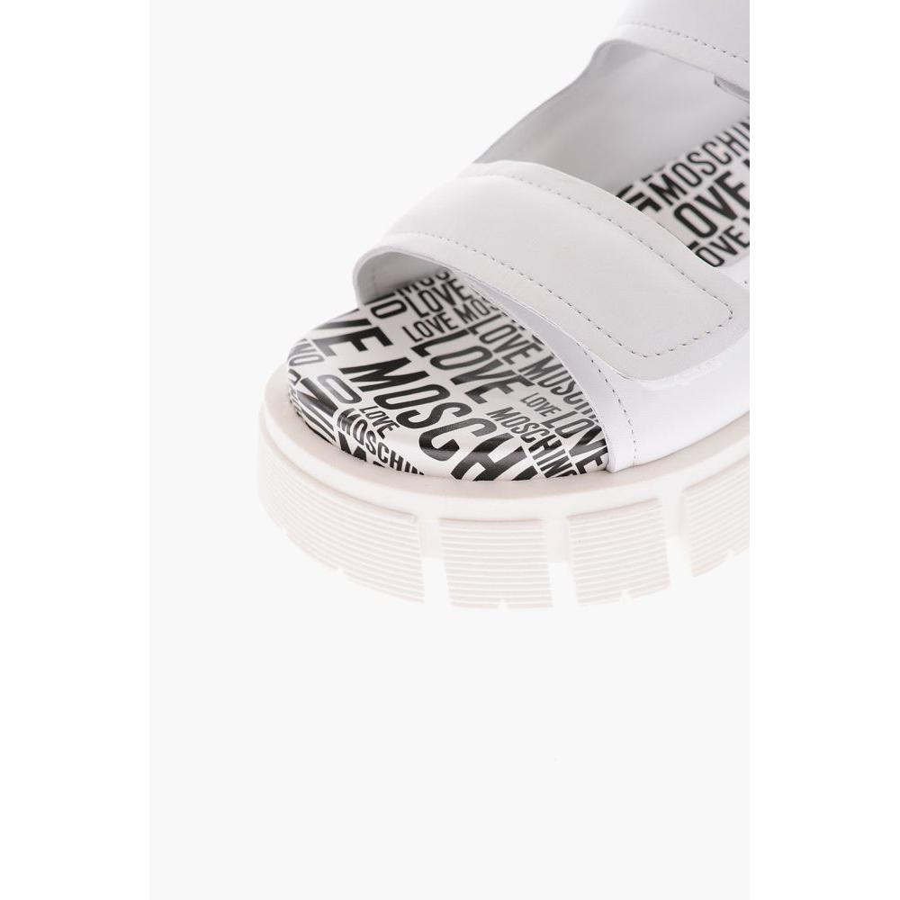 Moschino High Top Sneakers in White | Lyst