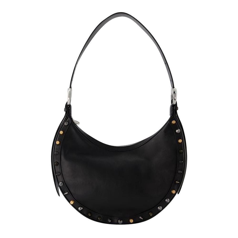 Marine Serre Crescent Moon Bag In Leather in Black | Lyst