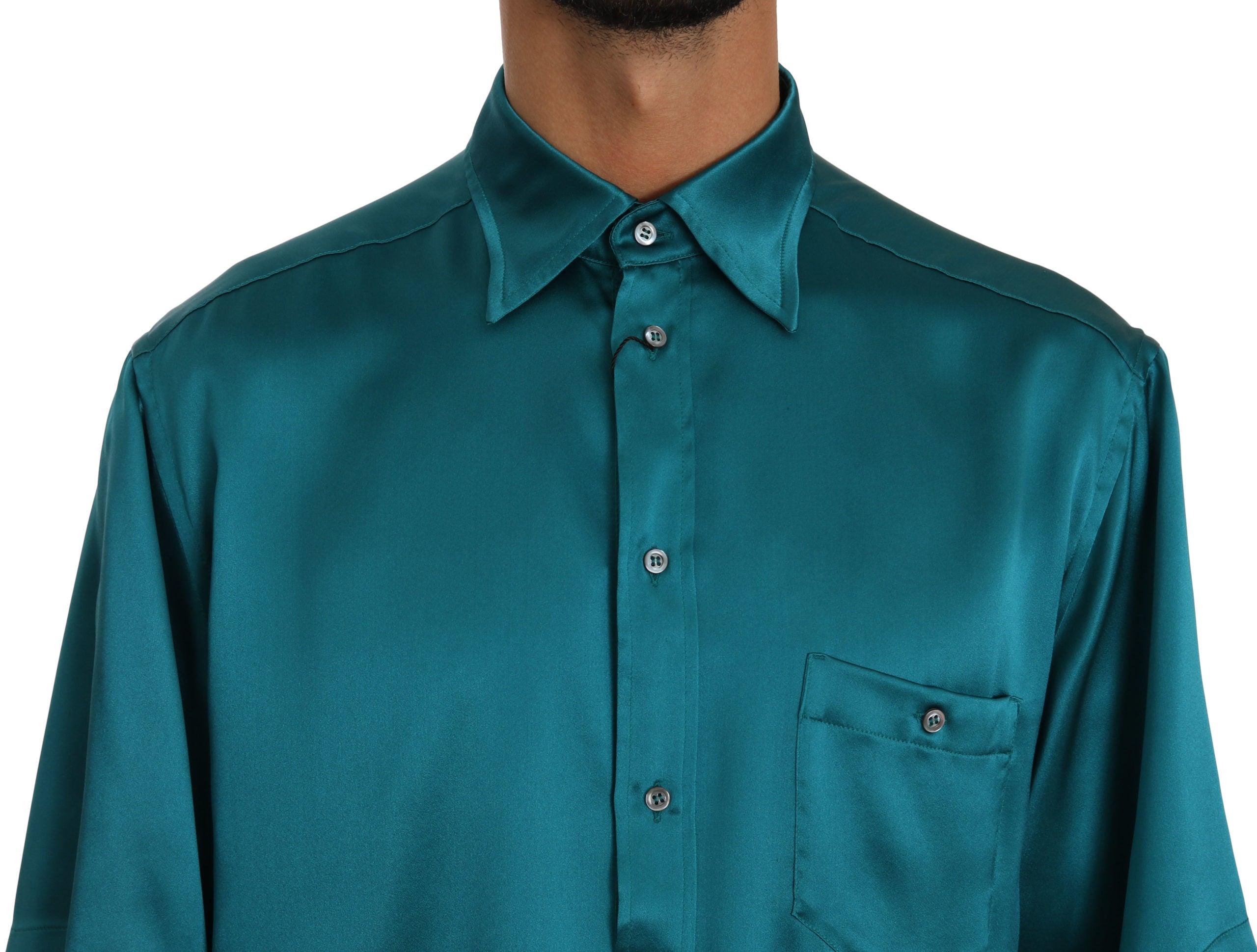 camicia verde smeraldo