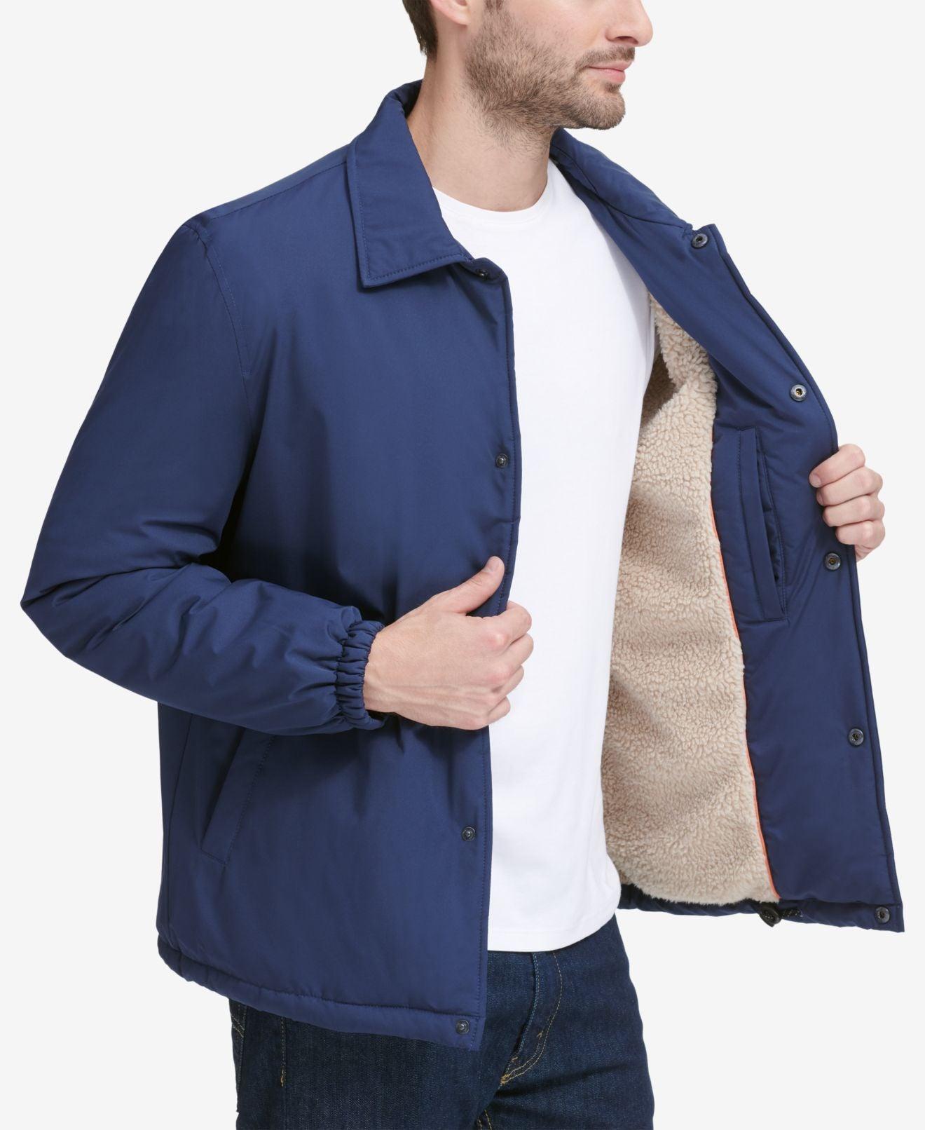 pile lined coaches jacket