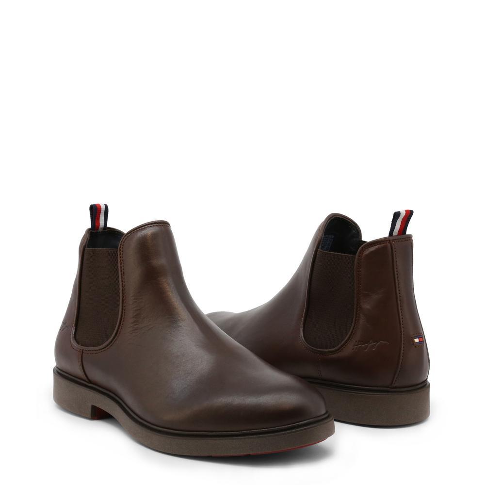 Tommy Hilfiger Ankle Boots in Brown | Lyst