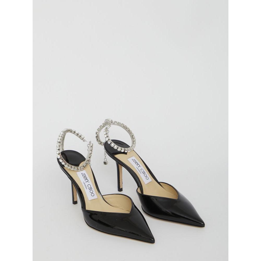 Jimmy Choo Saeda 85 Pumps in Black | Lyst