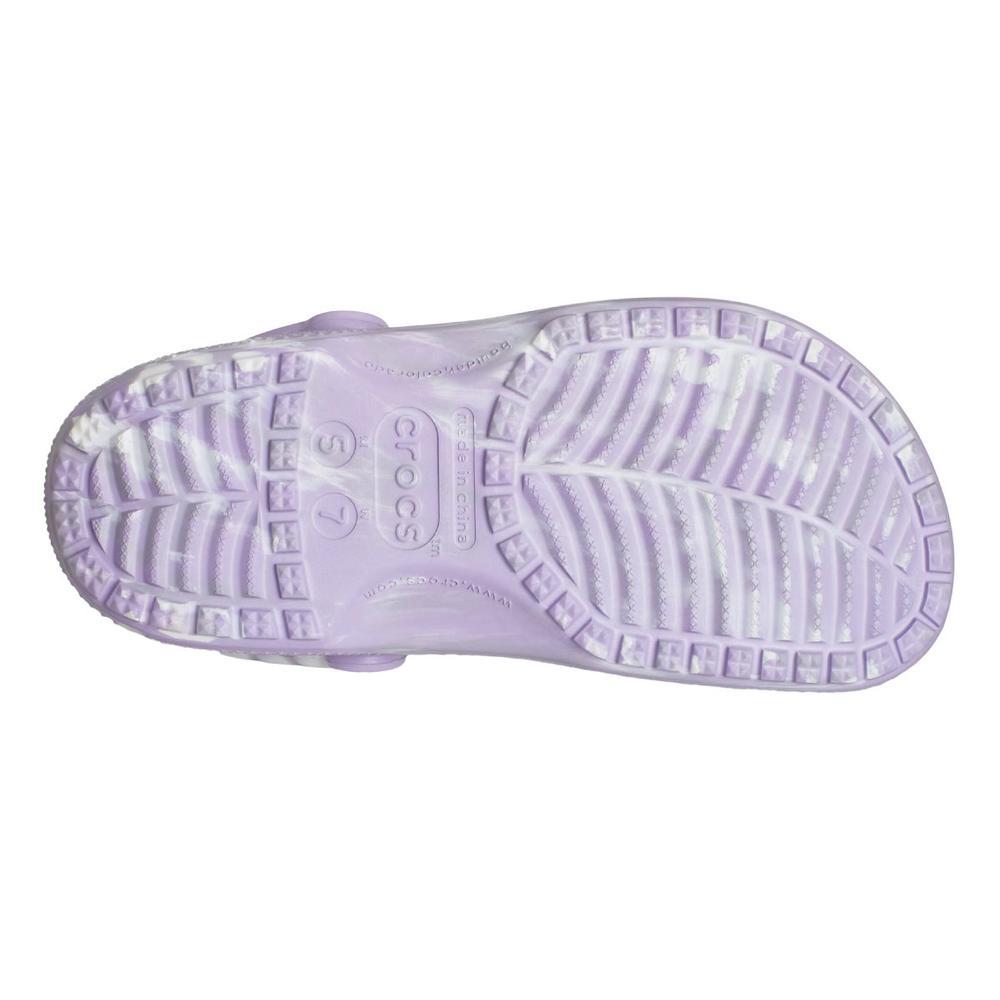 Crocs™ Classic Marbled Clog Sandals (lavender/multi, Size M9-w11 Us) in  Purple | Lyst