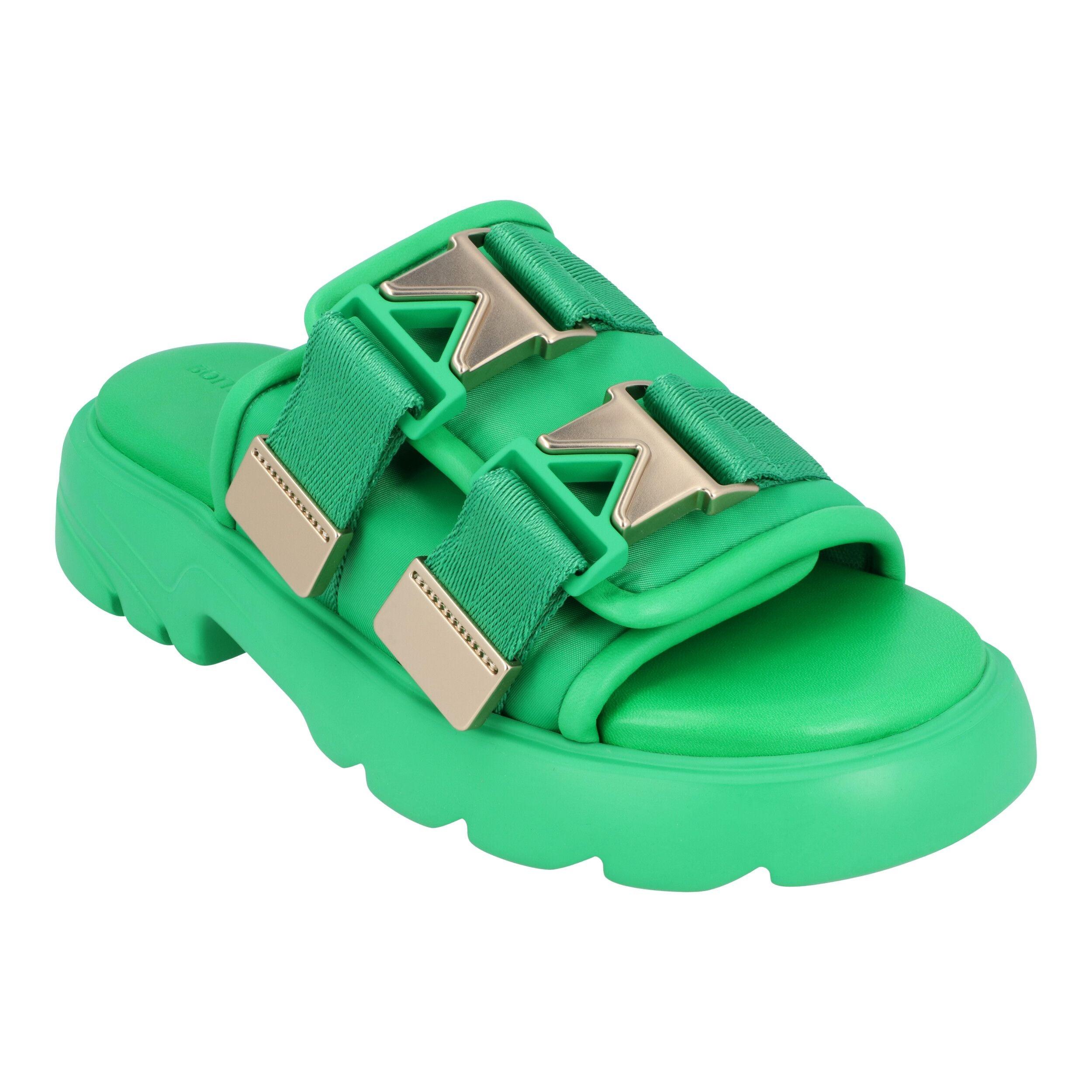 Bottega Flash Sandals In Lambskin in Green Lyst
