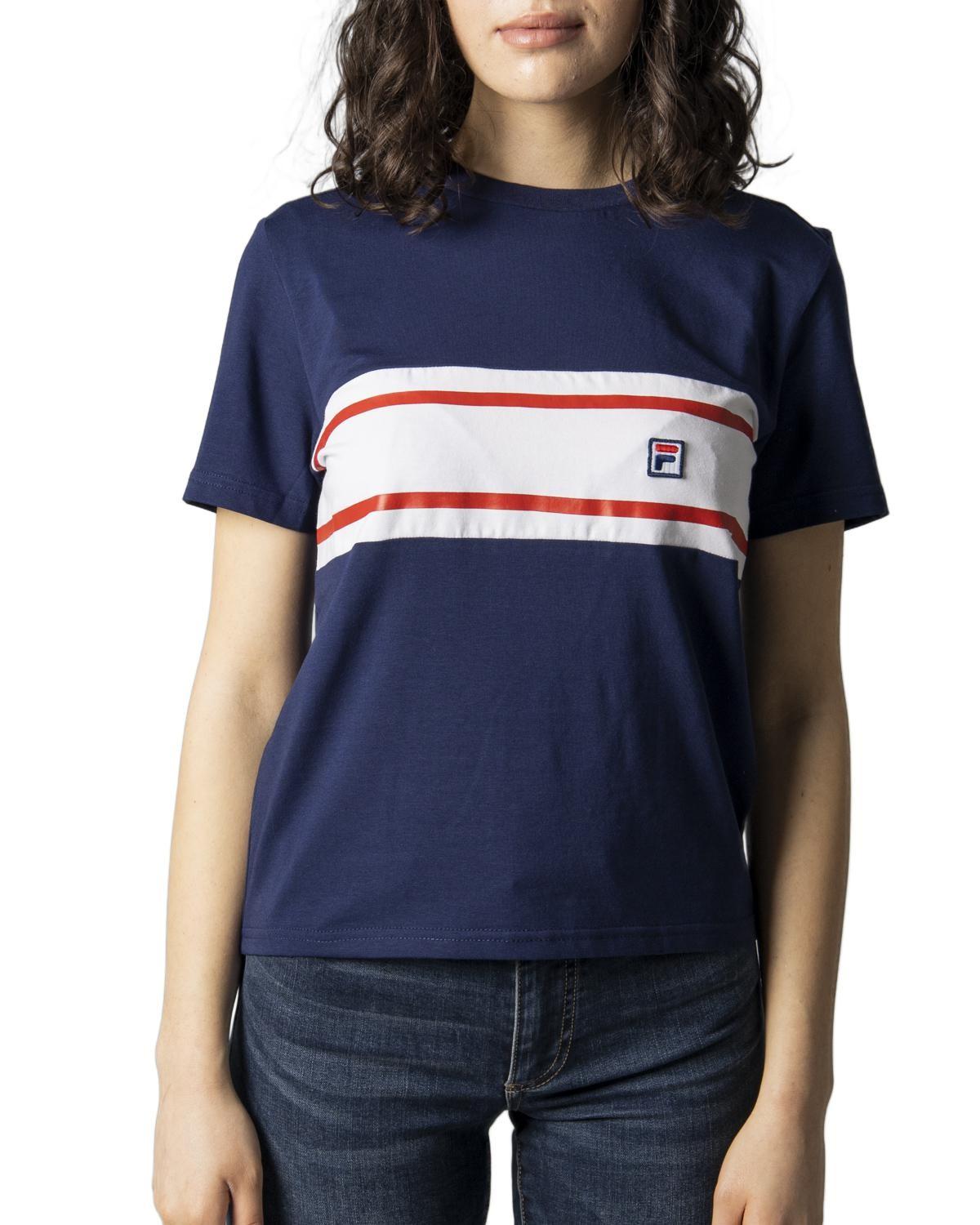 Fila Cotton T-shirts in Blue | Lyst UK
