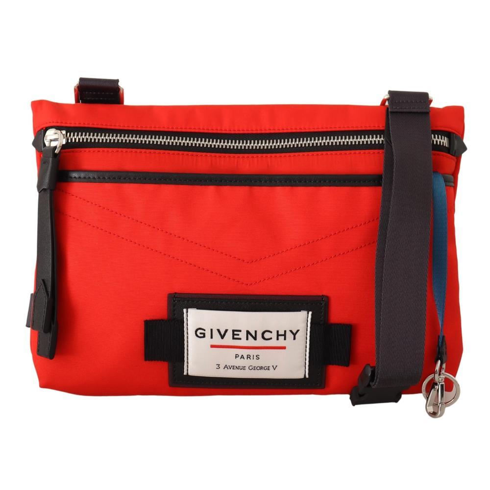 Givenchy Red Polyamide Downtown Flat Crossbody Bag for Men | Lyst