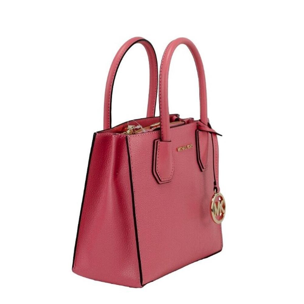 Michael Kors Mercer Medium Grapefruit Leather Messenger Crossbody Handbag  Purse in Pink | Lyst UK