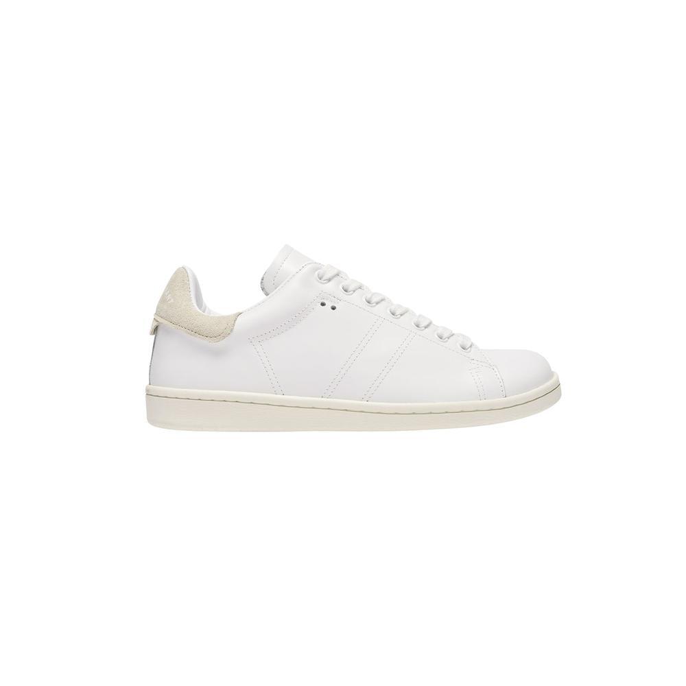 Ongewapend moed etnisch Isabel Marant Bart Sneakers In Leather in White | Lyst