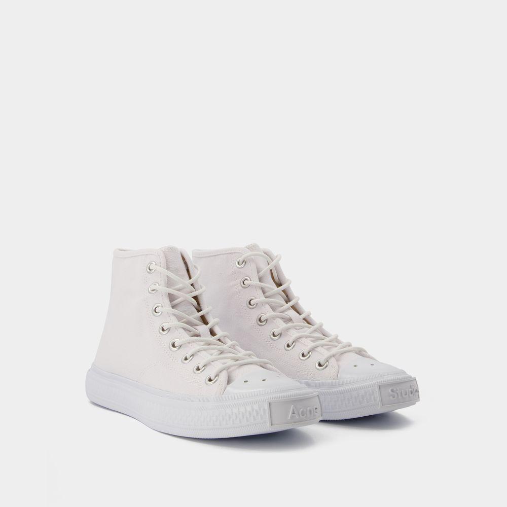 Ballow High Tumbled W BLACK/OFF White High Top Sneakers