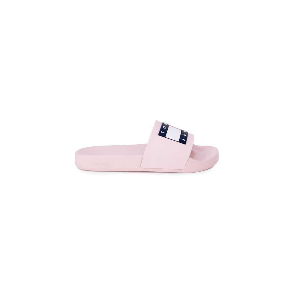Tommy Hilfiger Jeans Slippers in Pink | Lyst