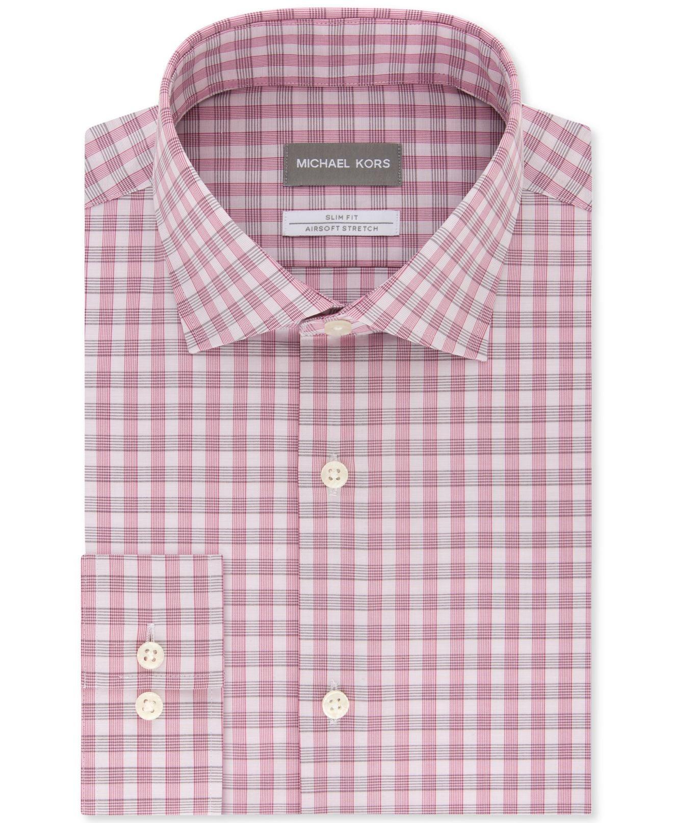 michael kors pink dress shirt