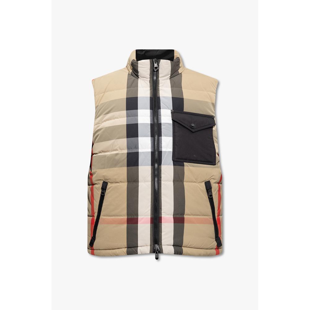 Burberry Romford Checkered Vest for Men | Lyst