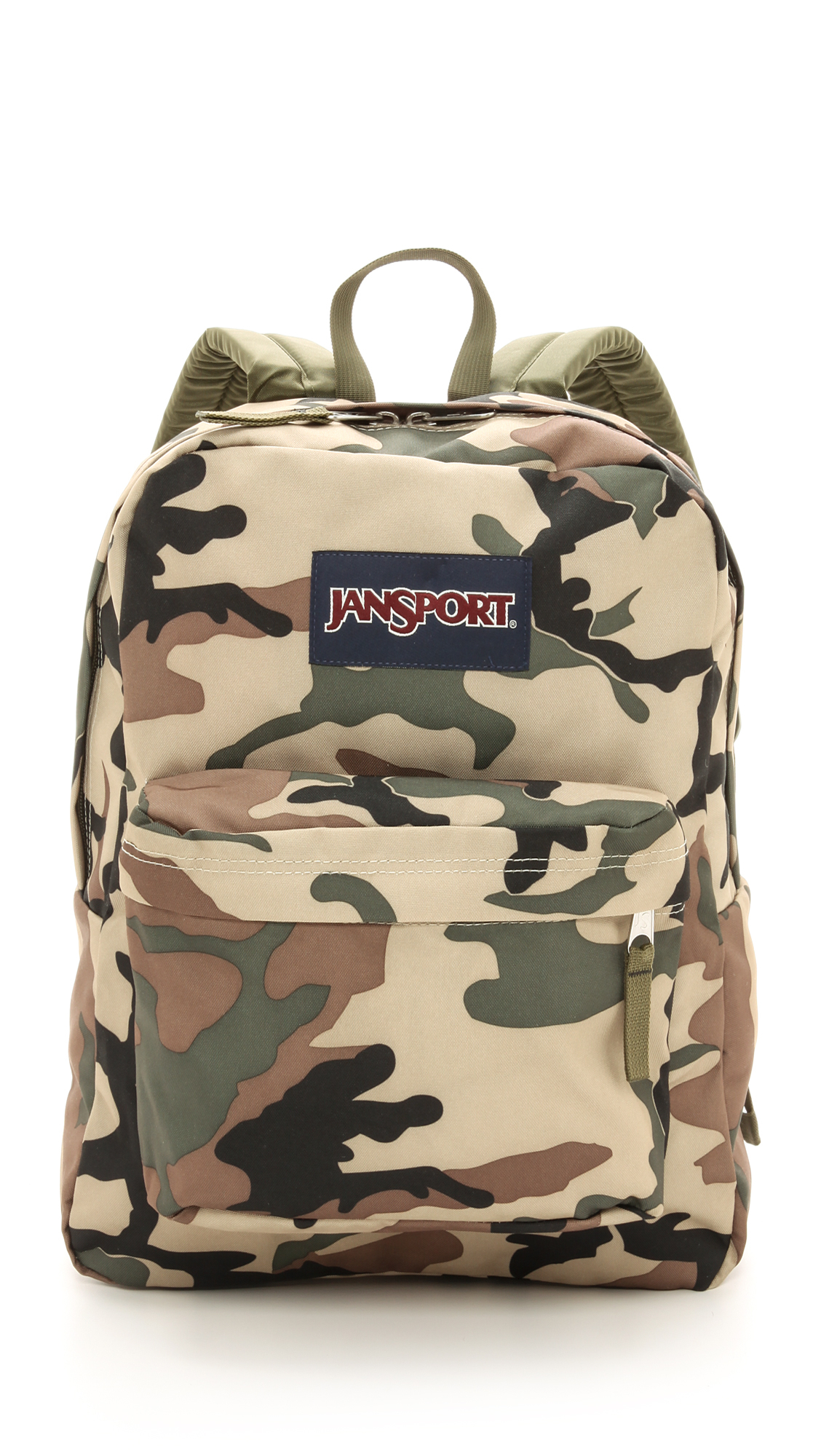 Jansport Superbreak Backpack in Beige for Men (Desert Beige Conflict