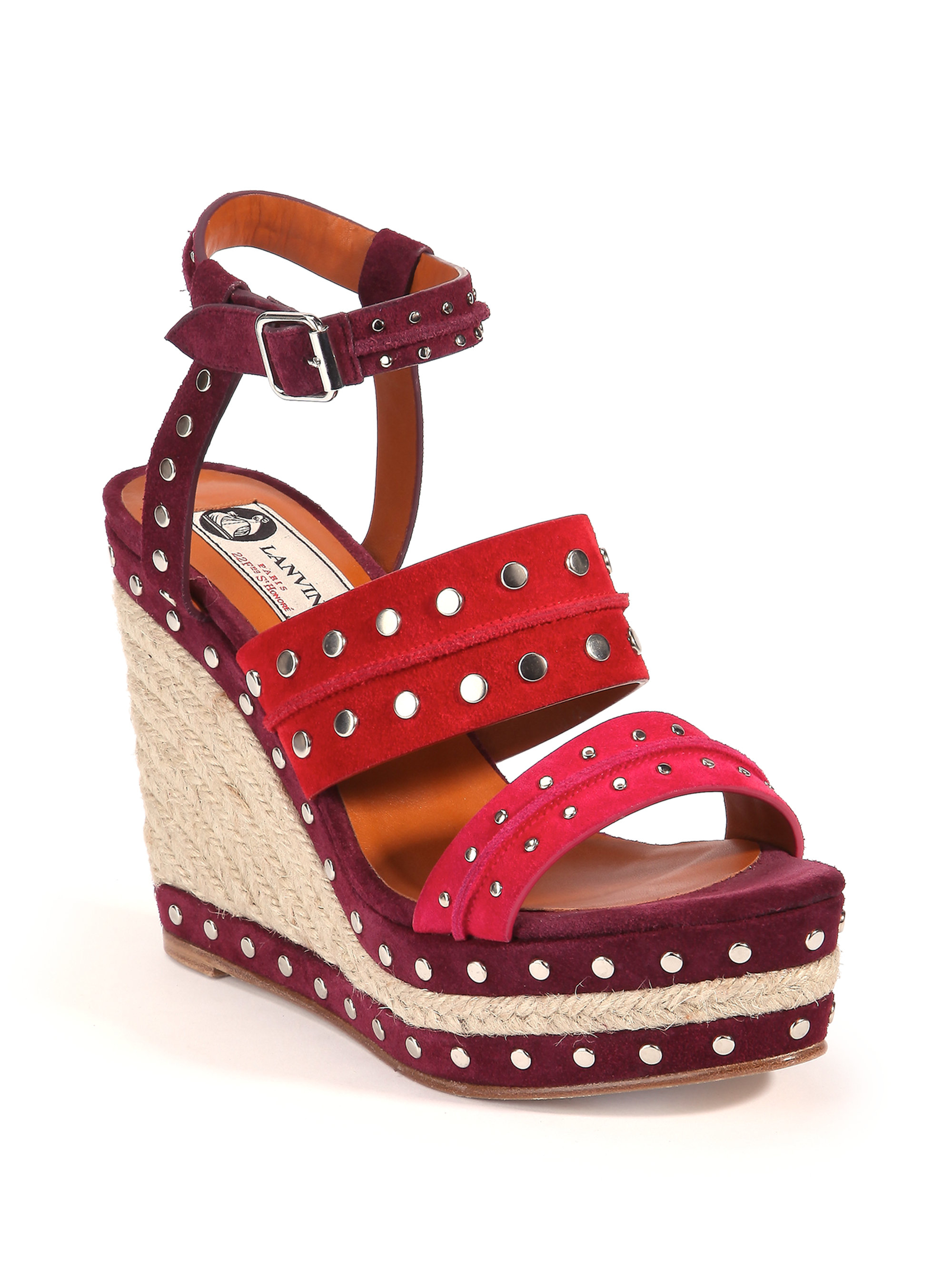 Look - Red heels wedge with spikes video to wear - Red heels wedge with spikes video