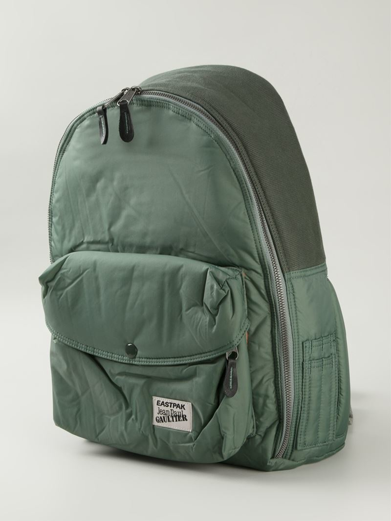 Eastpak X Jean Paul Gaultier 'Bomber' Backpack in Green for Men - Lyst