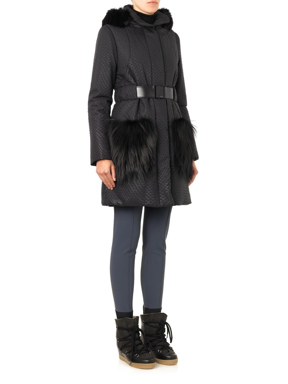 Fendi Ski Stirrup Leggings in Grey (Gray) - Lyst