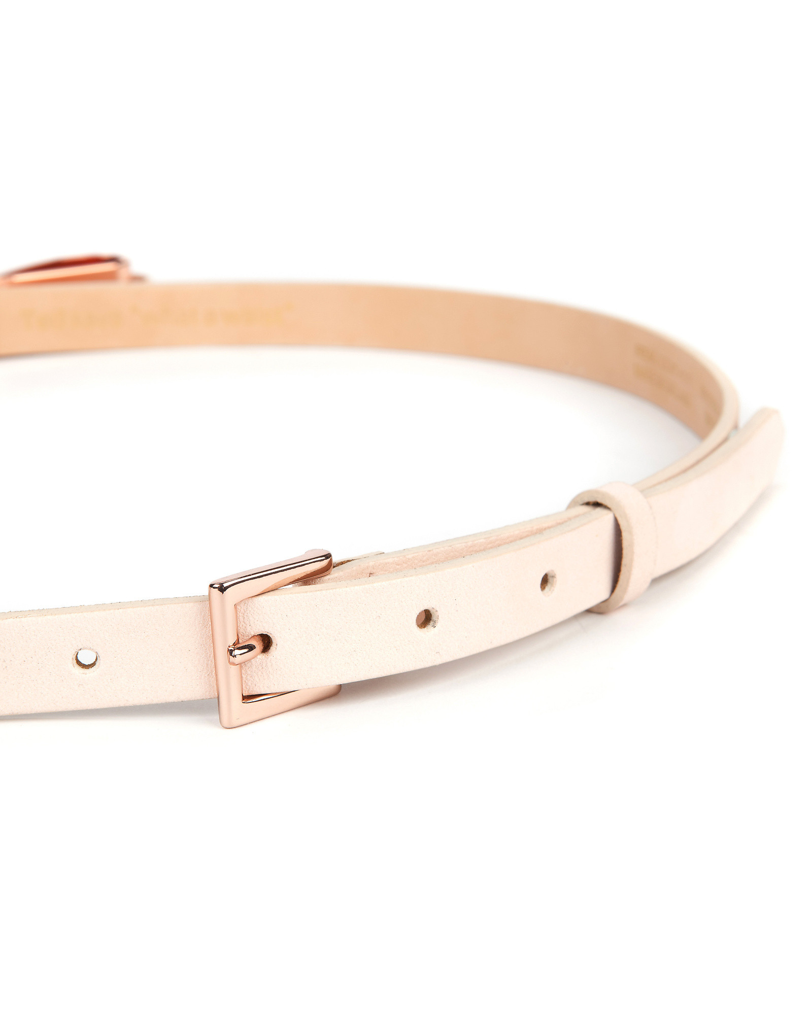 Ted Baker Skinny Bow Belt in Natural | Lyst UK display picture 3