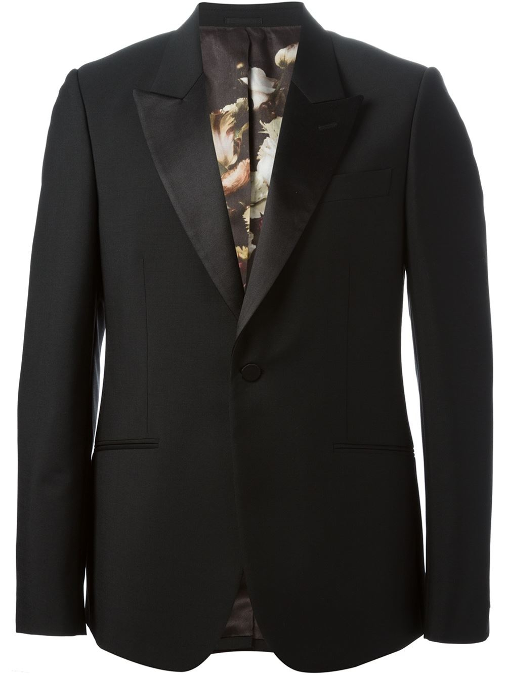Alexander mcqueen Tailored Blazer in Black for Men | Lyst