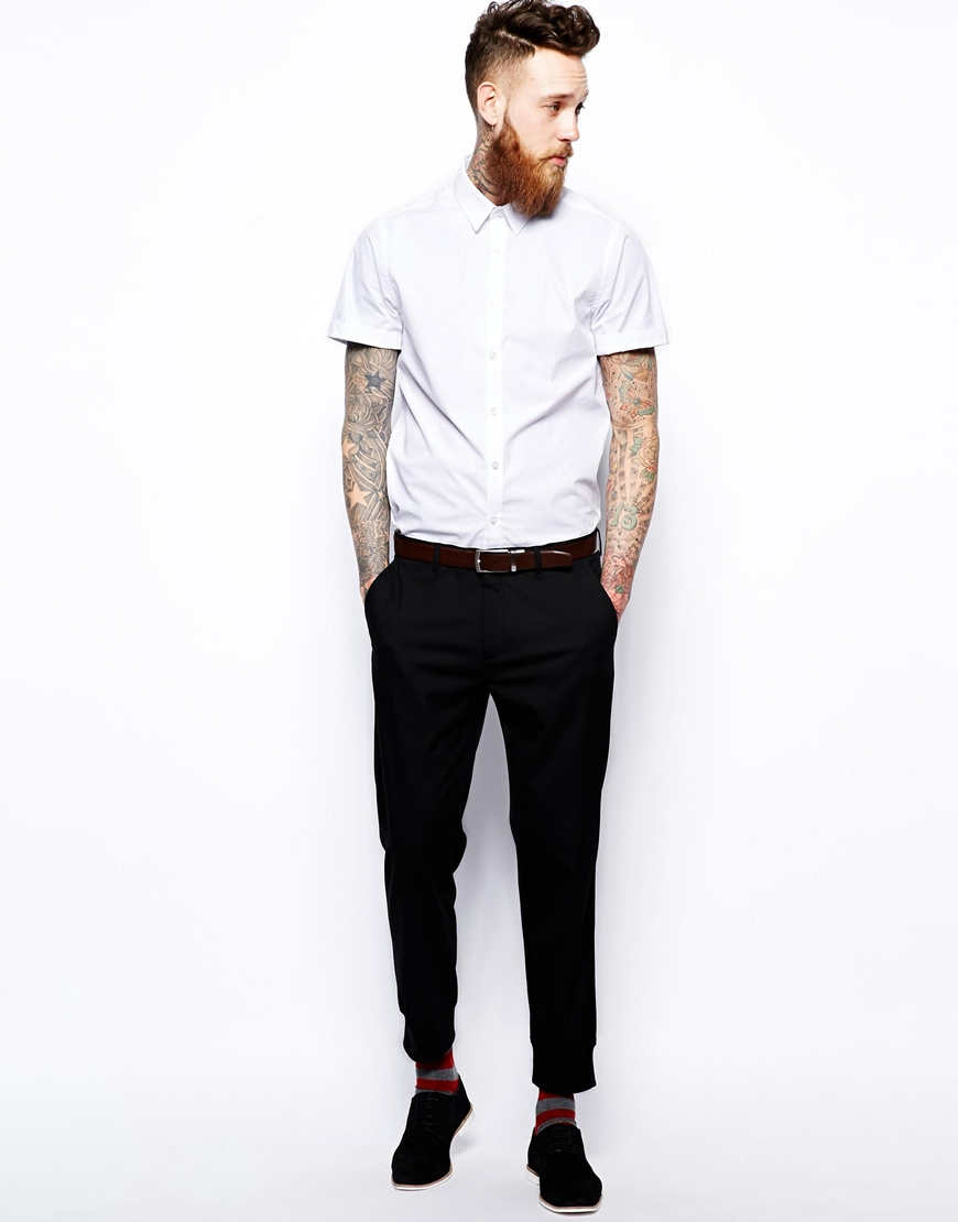 smart black joggers