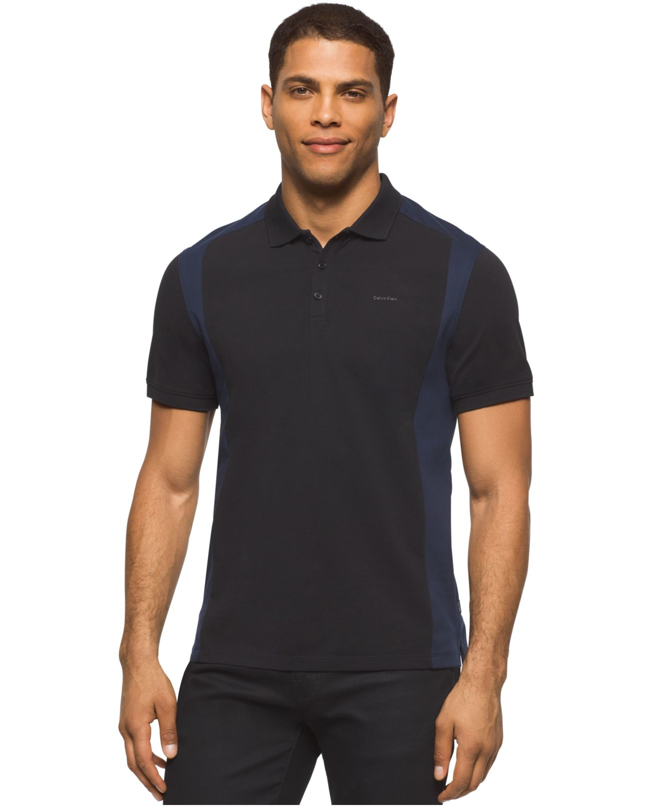 calvin klein liquid polo shirt