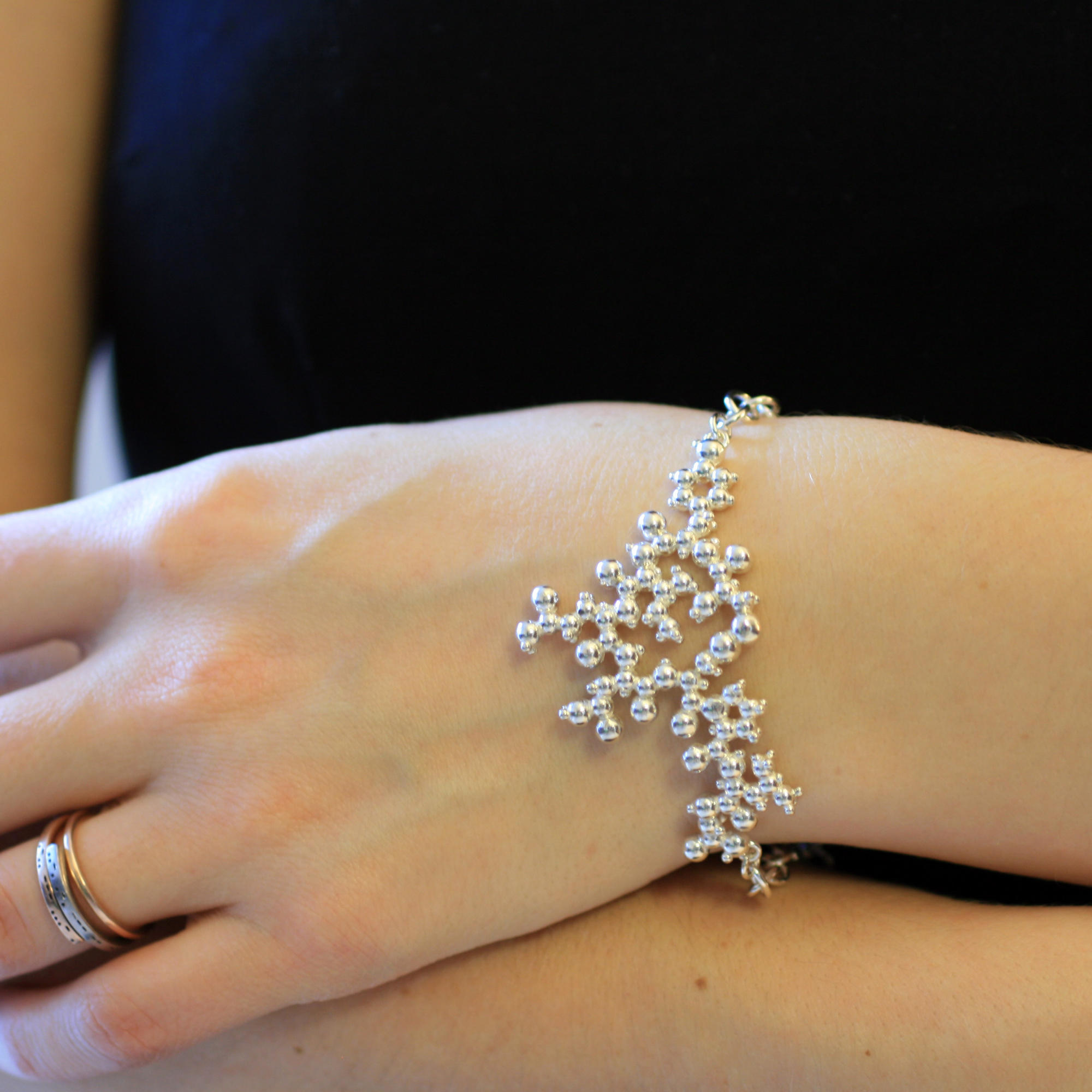 Emily alice Oxytocin Bracelet in Silver Lyst