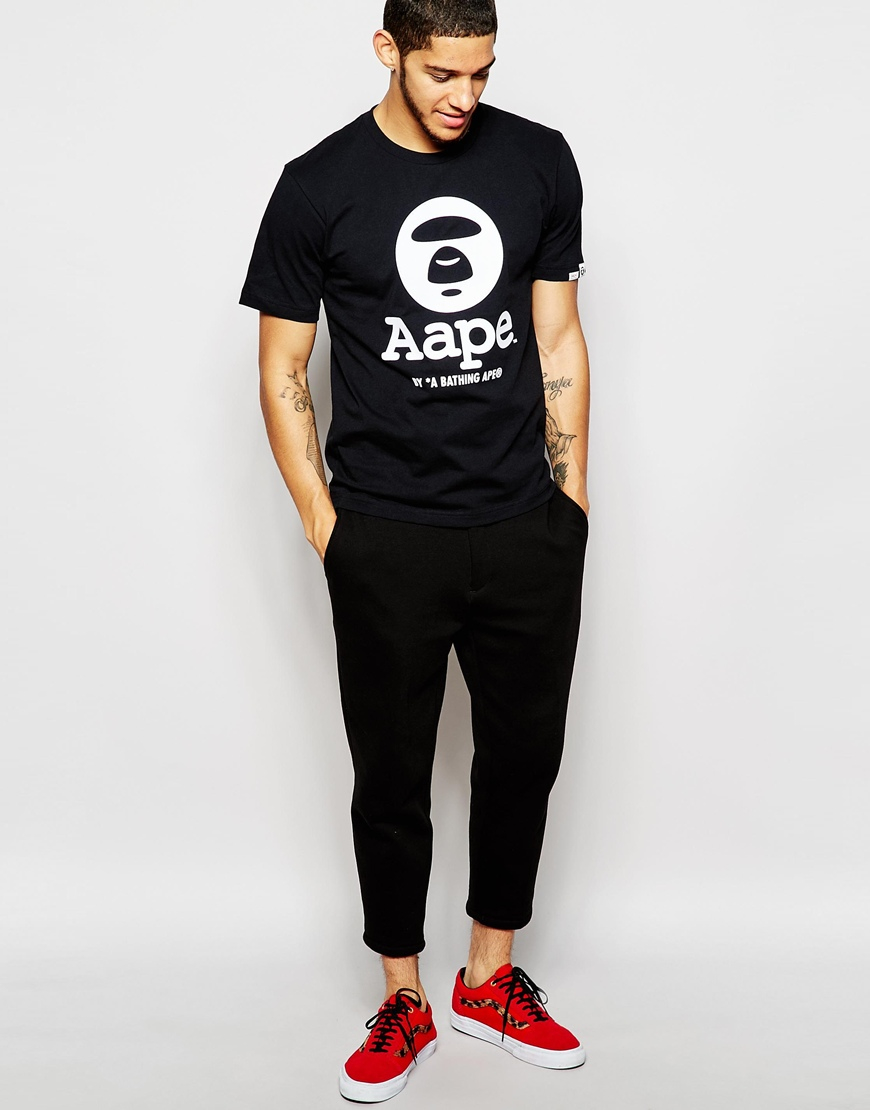 aape black shirt