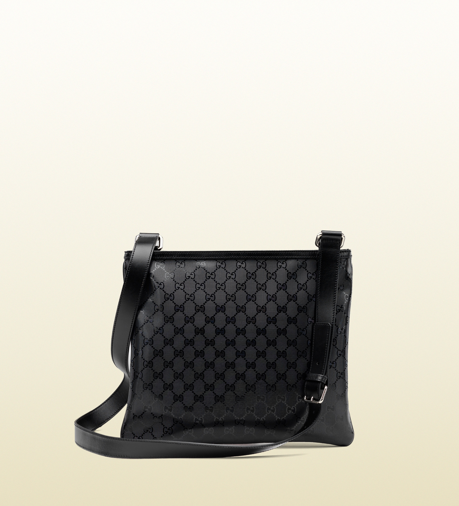 Gucci 500 By Gg Imprimé Messenger Bag in Black for Men - Lyst