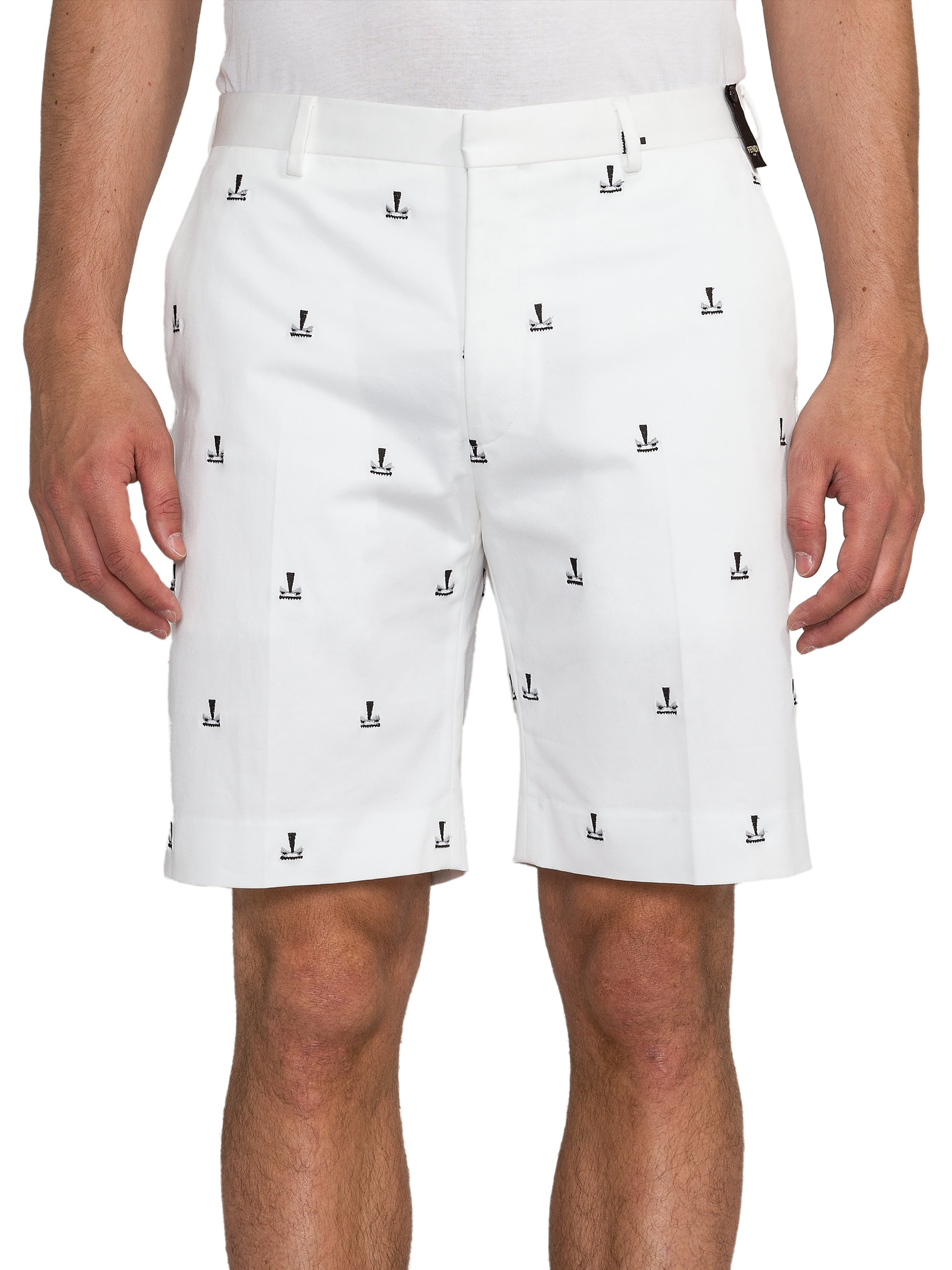 fendi eye shorts