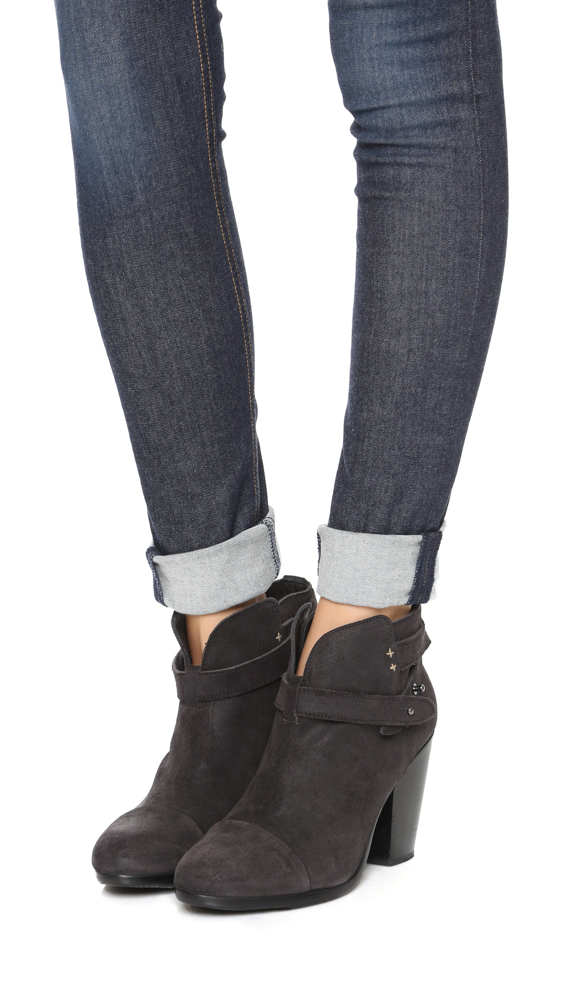rag and bone harrow booties black