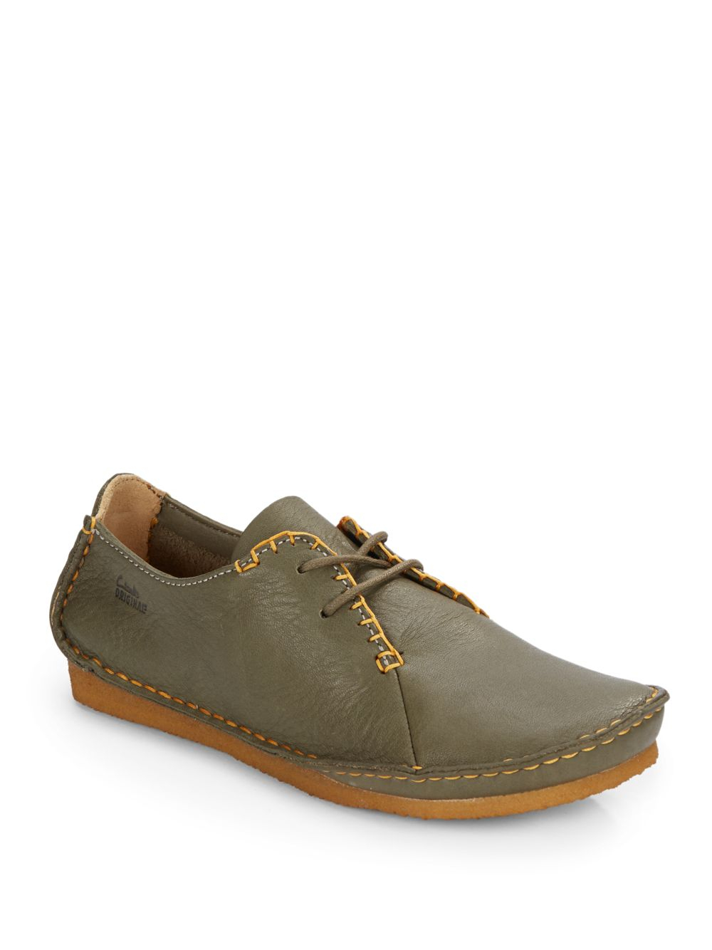 minus Ny ankomst Guvernør Clarks Faraway Field Leather Laceup Shoes in Green for Men | Lyst