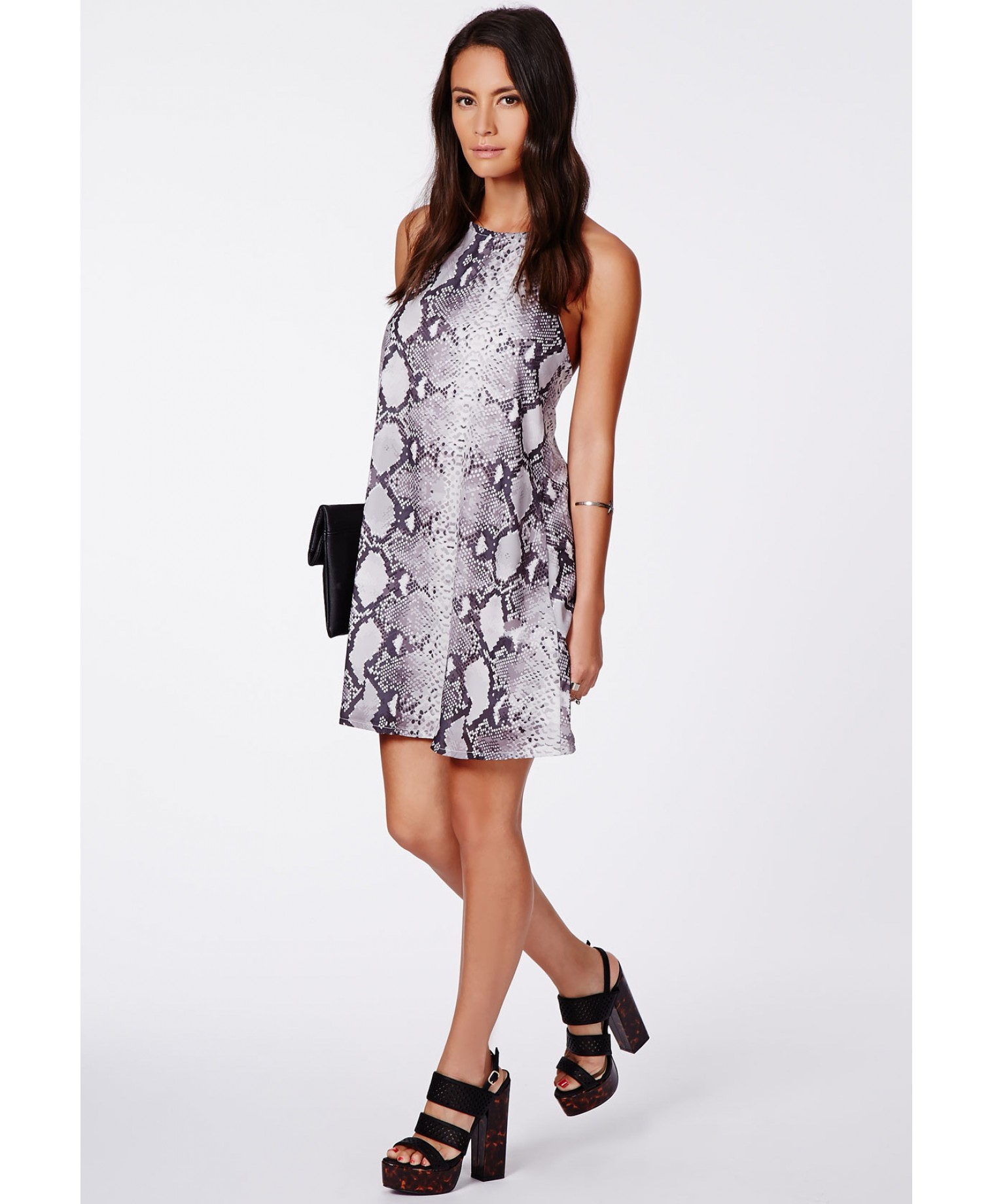 snakeskin heels with dress