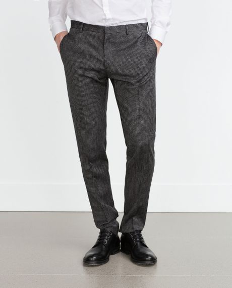zara gray trousers