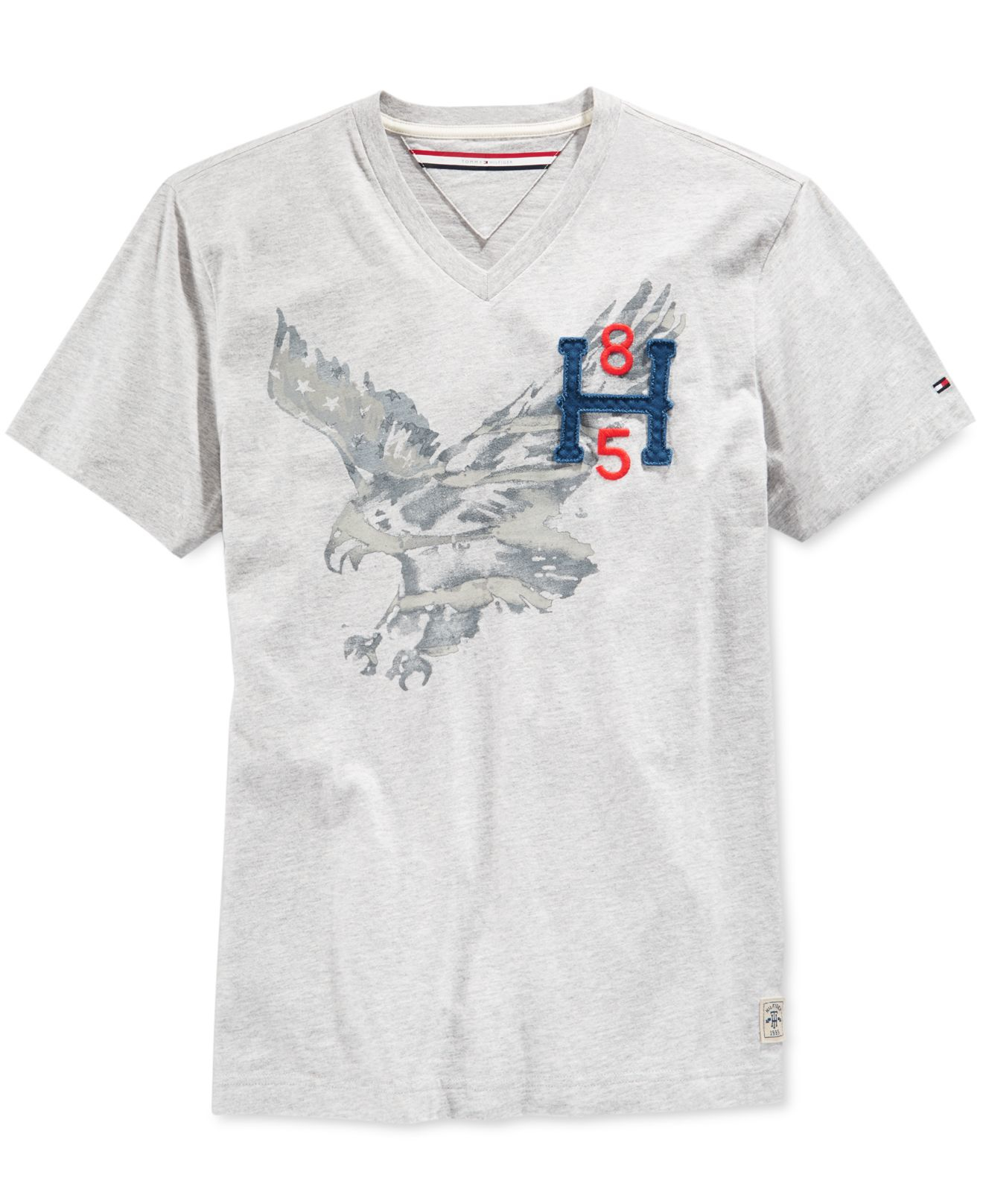 Tommy Hilfiger Cotton Men's Eagle Legiance T-shirt in Light Grey Heather  (Gray) for Men - Lyst