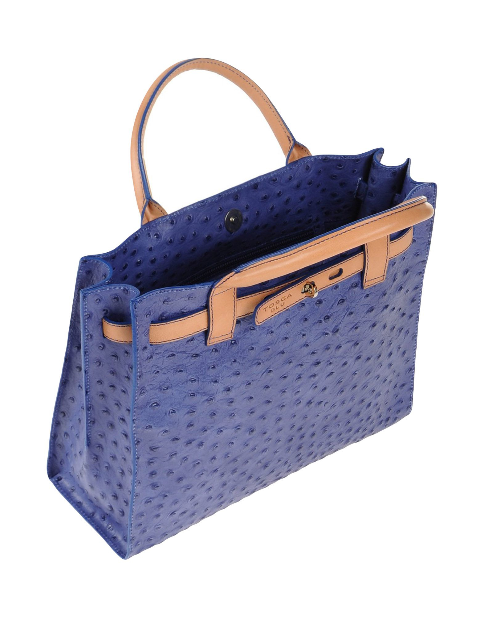 Tosca Blu Leather Handbag in Dark Blue (Blue) - Lyst