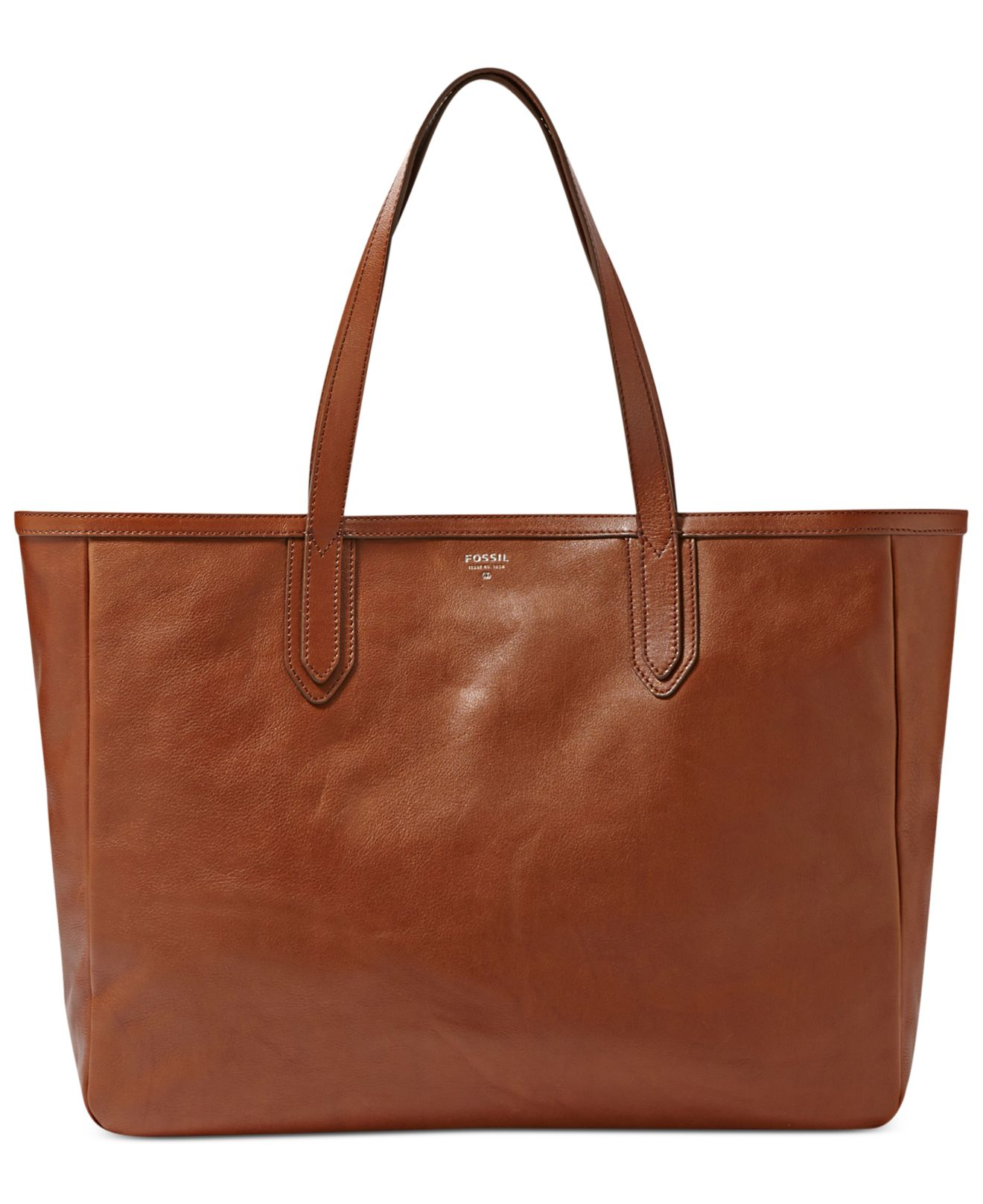 Fossil Fossil Handbag Sydney Leather Tote in Brown Lyst
