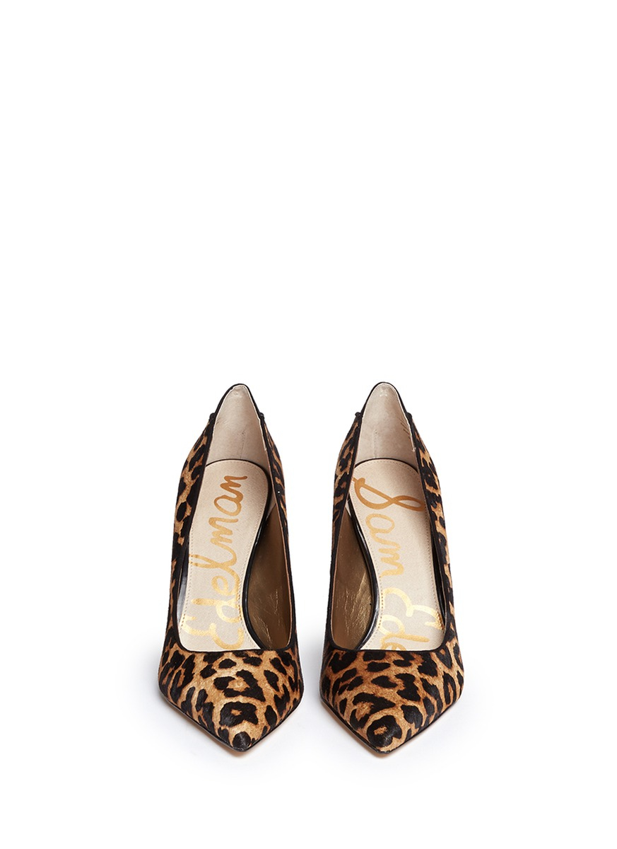 sam edelman leopard print pumps