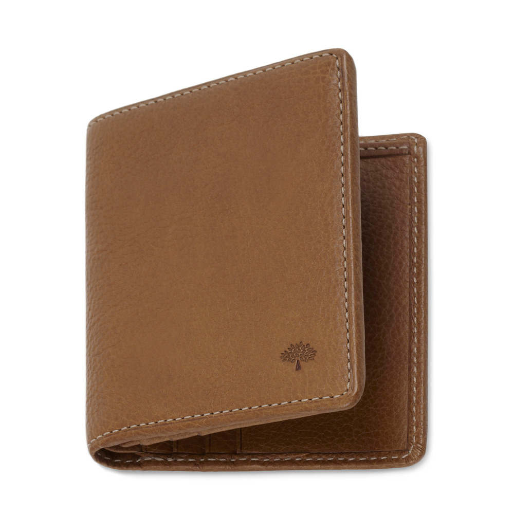 Mulberry Leather Mini Tri Fold Wallet in Oak (Brown) for Men Lyst