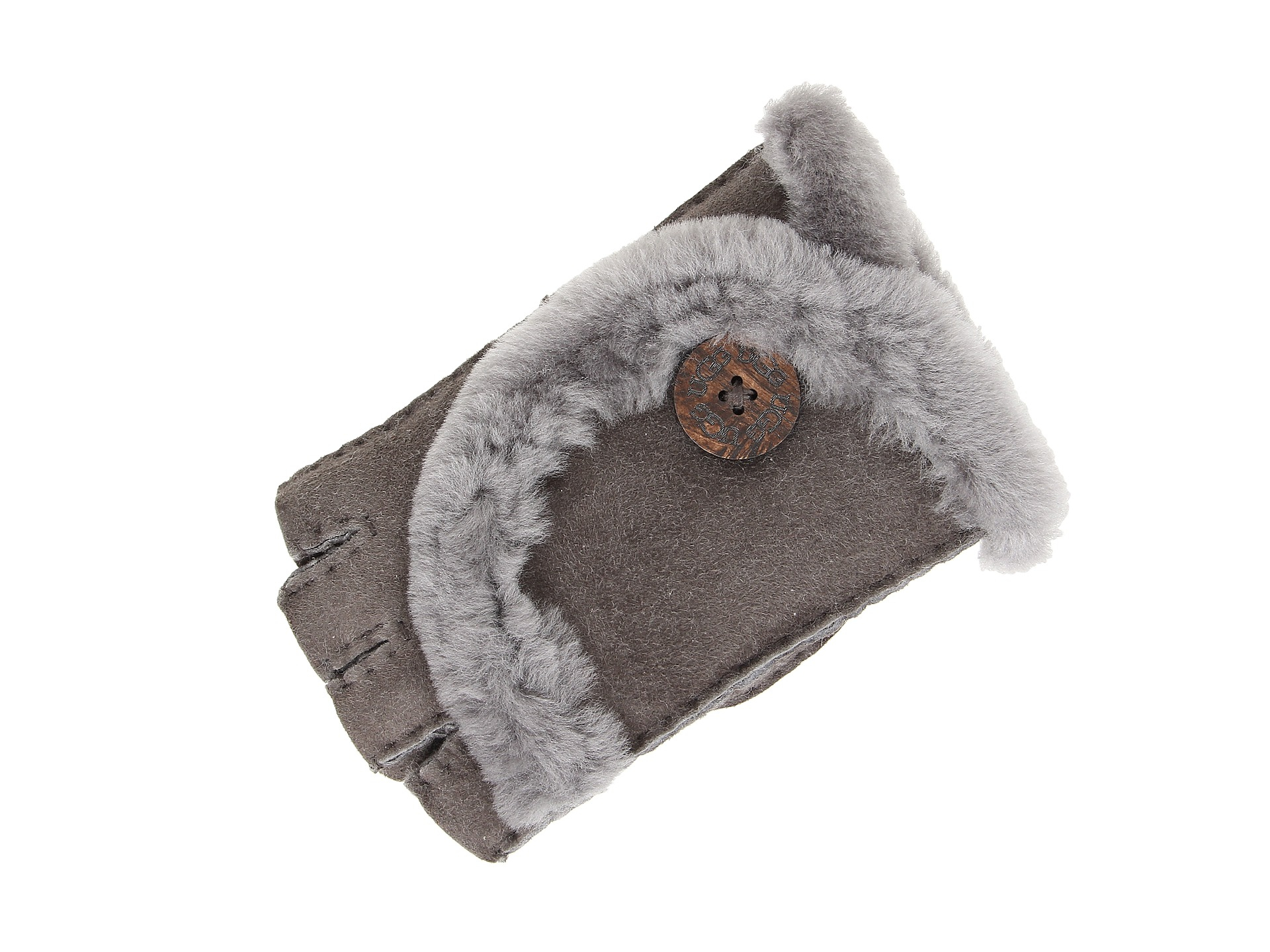 gray ugg gloves