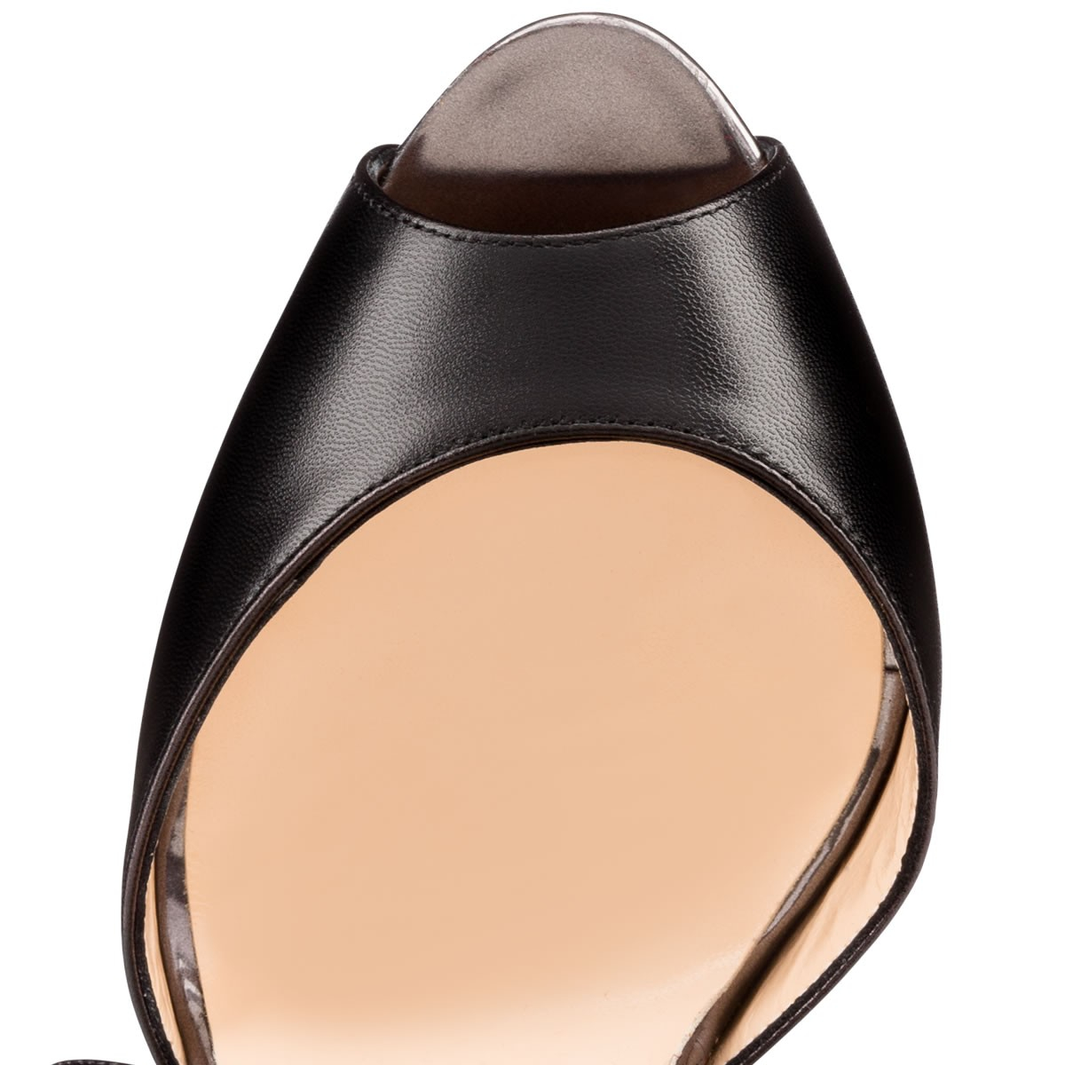 Christian louboutin Cross Me Kid/patent in Black | Lyst  