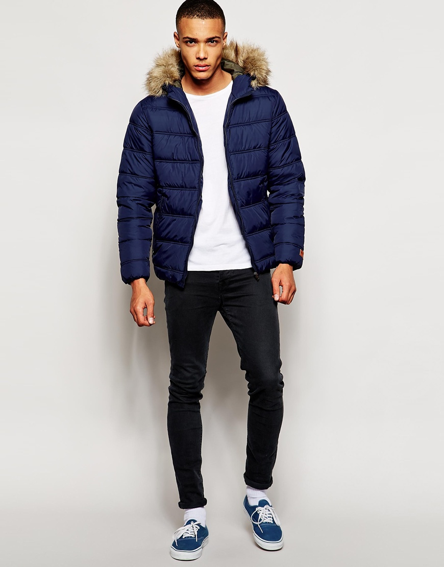 jack and jones fur jacket