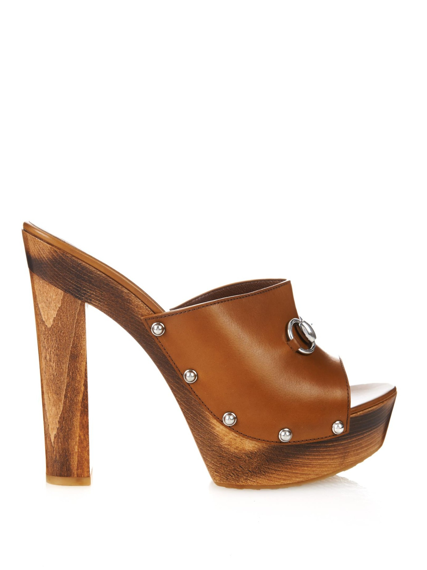 gucci tan mules
